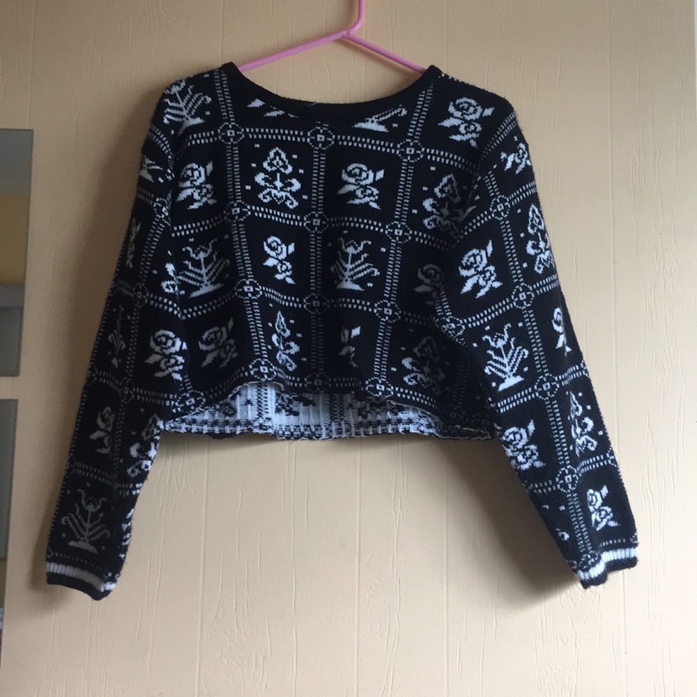 Cropped Vintage Sweater